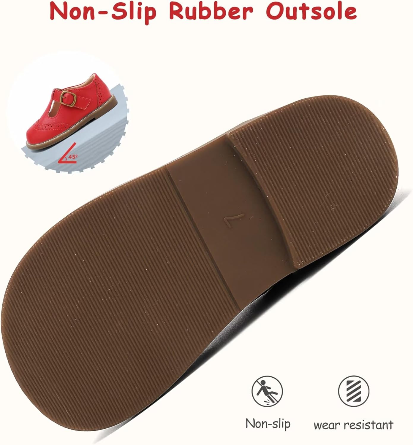 Toddler Girl Mary Jane Flat Dress Shoes - Image 5