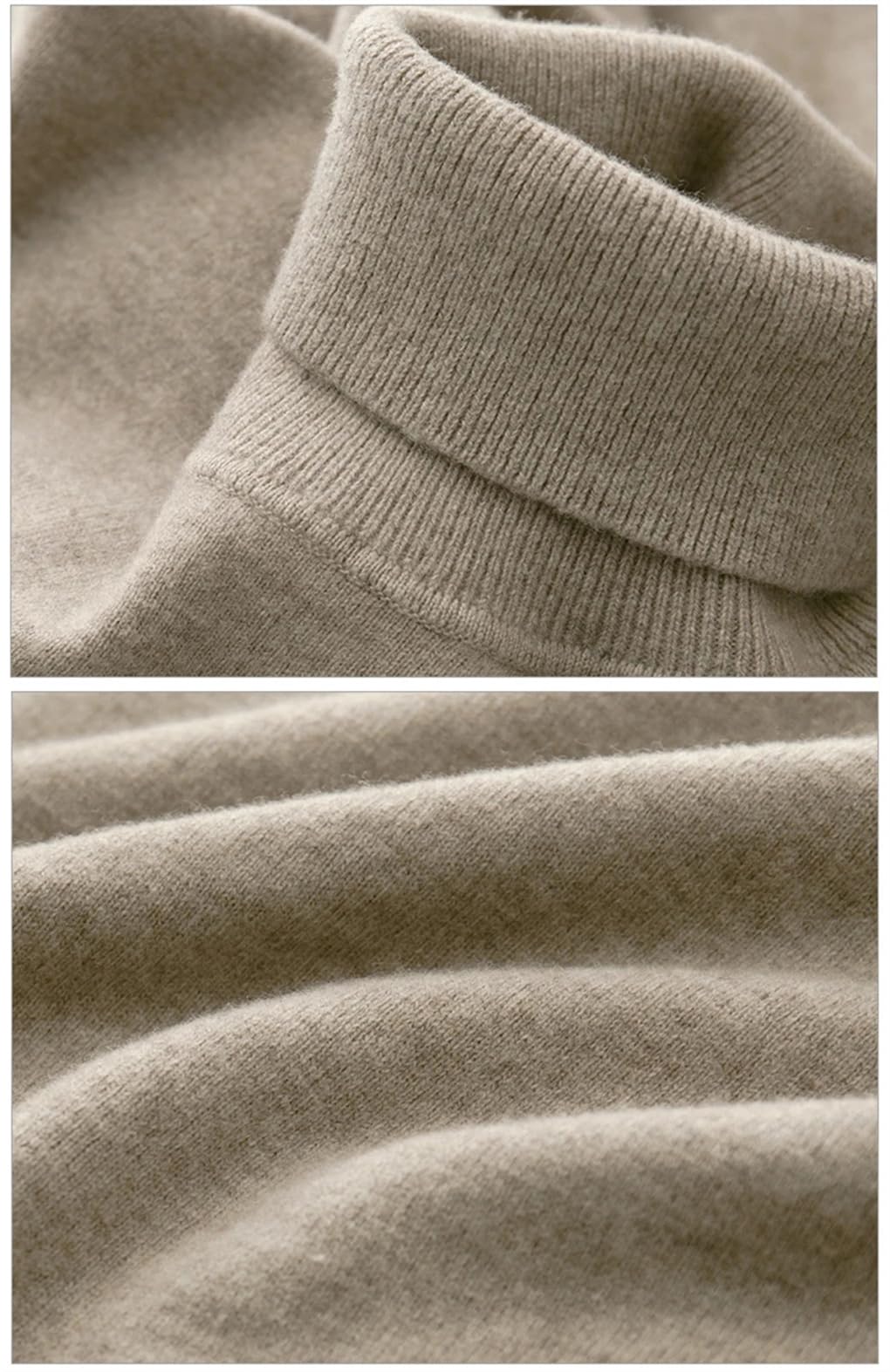 Dolcevita Uomo Autunno Inverno Cshmere Maglione per Gli Uomini Morbido Caldo Tinta Unita Collo Alto Maglione Lavorato A Maglia Pullover