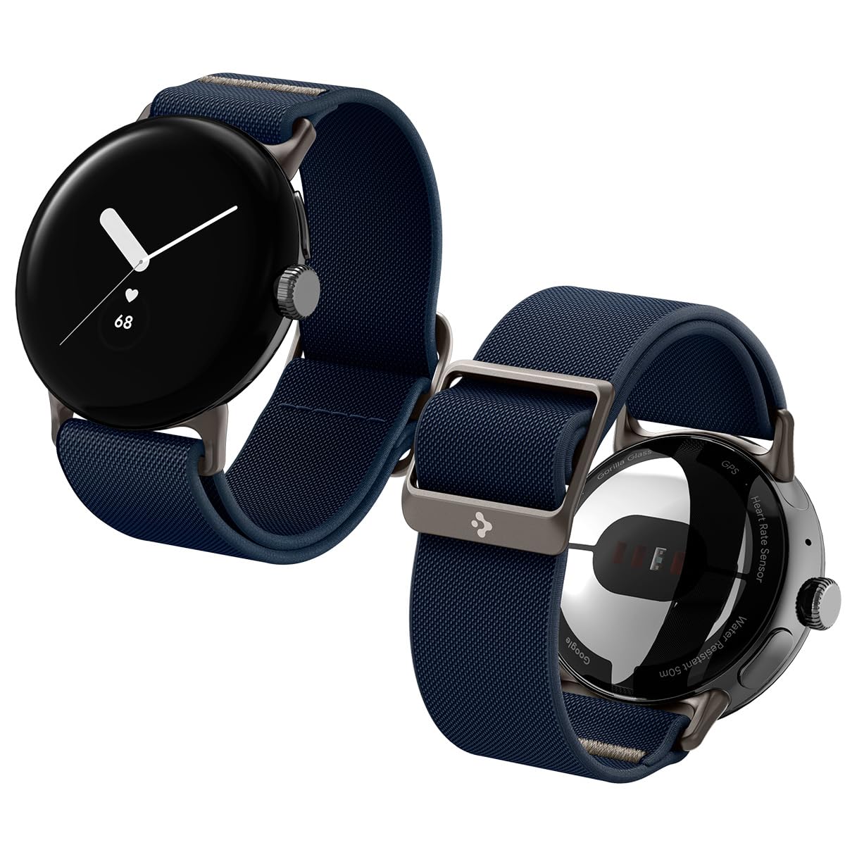 Spigen Lite Fit Designed for Google Pixel Watch 4/3/2/1 41mm Band Nylon Solo Loop Strap
