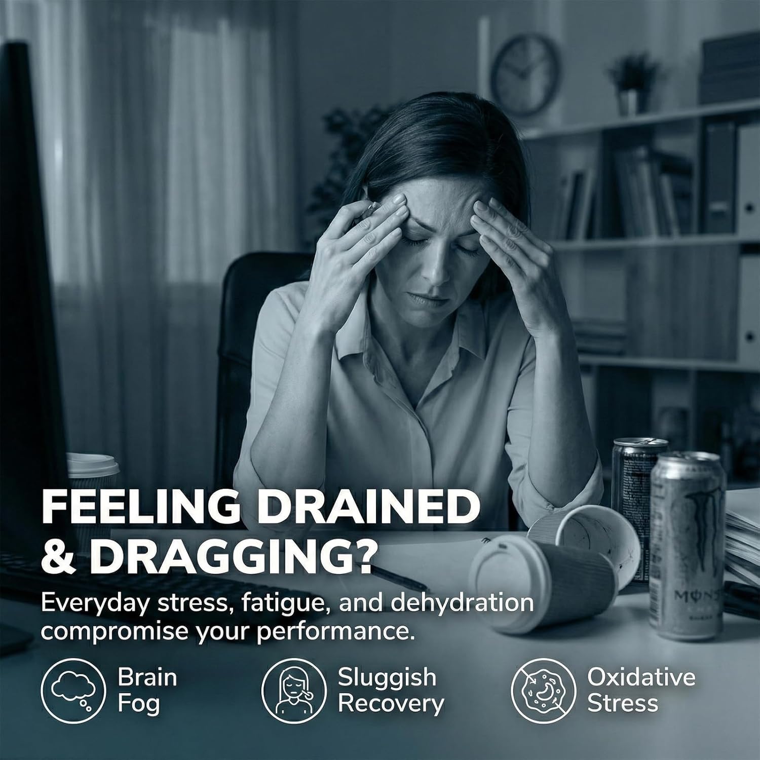 Hydrogen Water Tablets with Magnesium, H2 Molecular Hydrogen Tablets for Drinking Water, Supports Energy Metabolism, Cognitive & Antioxidant, 120 Count - Image 3