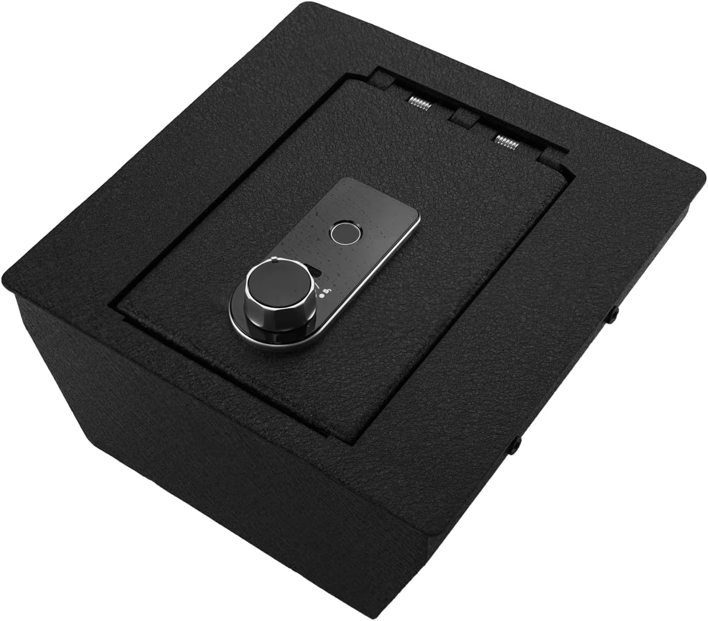Center Console Gun Safe Vault - WASAI Vehicle Safe Vault Compatible with Toyota Grandhighlander 2024-2026, Anti-Theft High Security Armrest Lock Box with Biometric Fingerprint Lock with Backup Key.