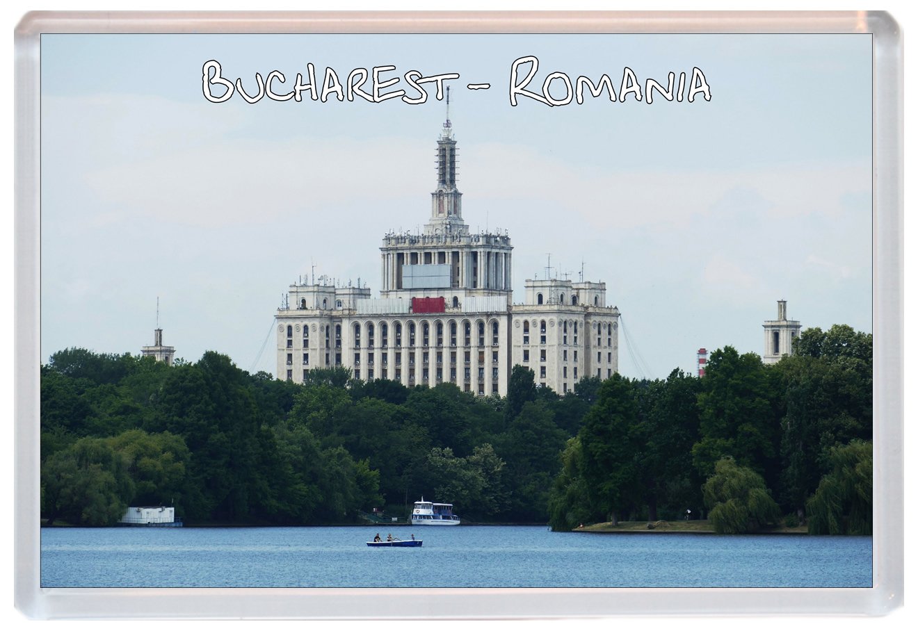 Baked Bean Store Bucharest - Romania - Jumbo Fridge Magnet Id123