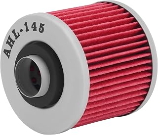 AHL 145 Oil Filter for Yamaha XVS650 V-Star Classic 650 1998-2010 XV250 V-Star 250 2008-2016 XV250 Virago 250 1995-2009