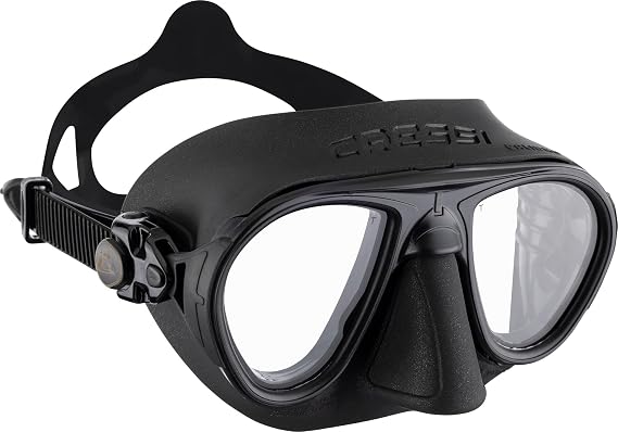 Cressi Adult Scuba Diving Mask, Fog Stop, Low Volume, Wide View - Calibro: made in Italy
