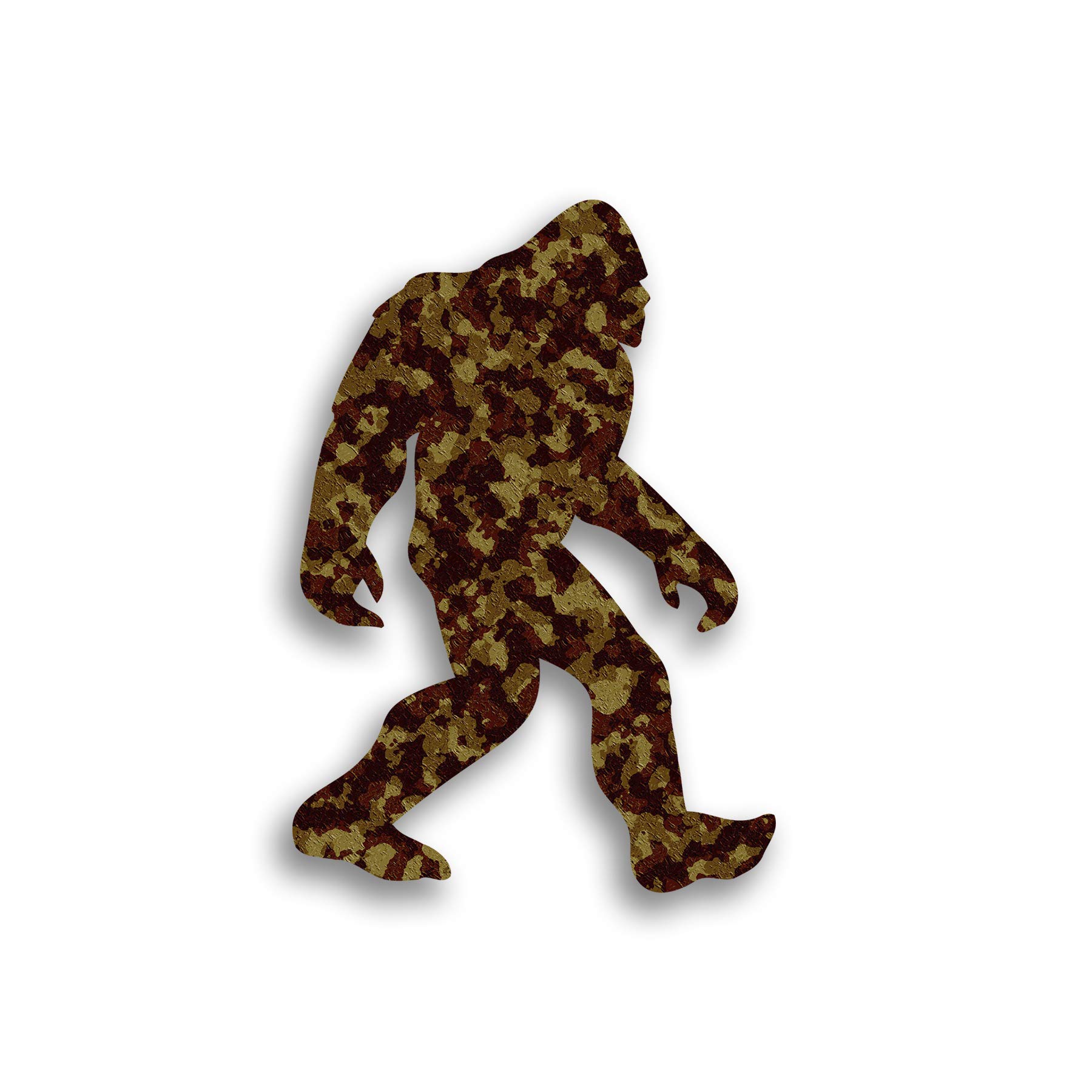 DHDM DesignsBigfoot Sasquatch Laminated Vinyl Decal Sticker | 5.5-Inch by 4-Inch | Custom Dark Camo Overlay Sticker Series | Sasquatch Hunter Window Accesories | PD3187