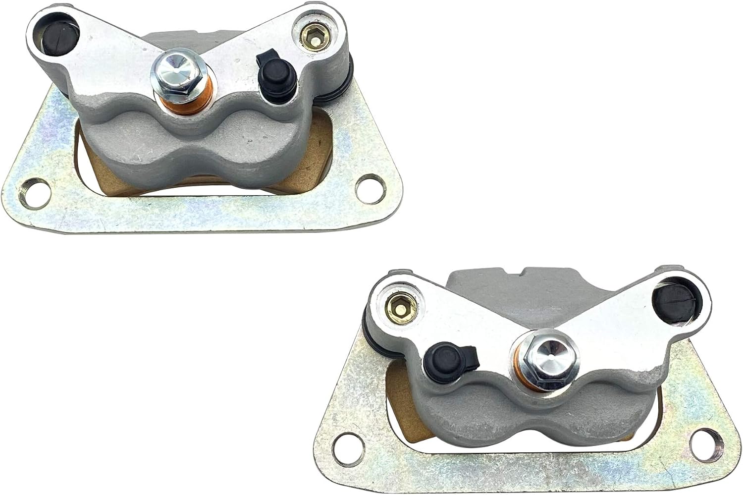 M MATI 1911529 1911530 Front Left Right Brake Calipers W/Pads for Polaris Outlaw 450 525 RZR 570/570 S RZR 800/ S 800