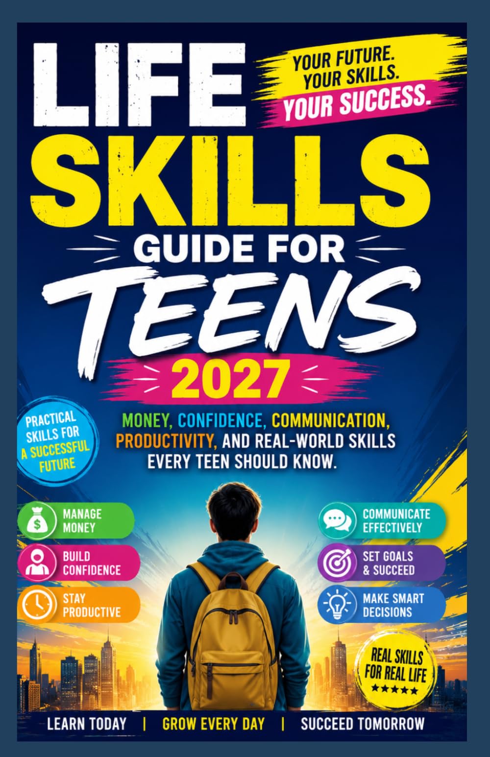 Life Skills Guide for Teens 2027: Money, Confidence, Communication, Productivity, and Real-World Skills Every Teen Should Know.