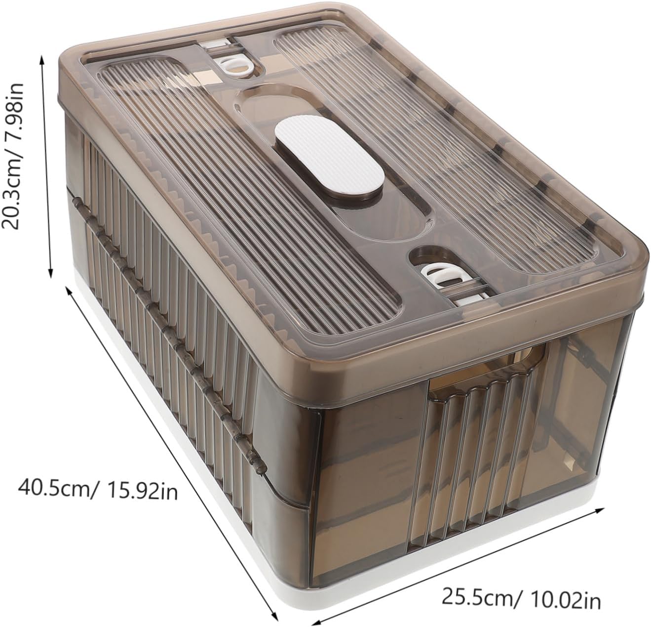 Zerodeko Foldable Clothes Storage Box with Compartments Versatile Organizer for Socks Underwear and Wardrobe for Tidy for Closet Organization