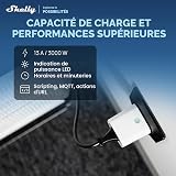 Shelly Plug M Gen3 Blanc – Prise connectée Matter et Wi-Fi, 13A (3000W) Type F, avec Mesure de consommation électrique, Compatible avec Alexa, Google, Home, Apple Homekit - Lot de 4 - 5