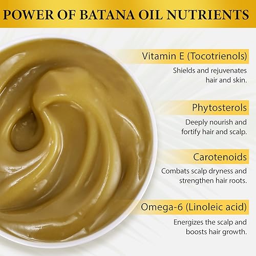 Miniatura 4 de Aceite de batana para el crecimiento del cabello, 2 piezas de aceite de batana sin refinar, aceite de batana 100% natural procedente de Honduras,