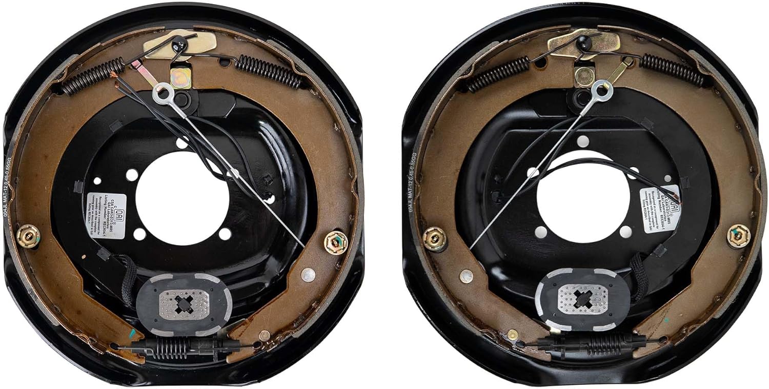 The Trailer Parts Outlet - 6k Trailer Axle Brake Kit - 6000 lb - 12" x 2" - Dexter Compatible, Right/Left Pair