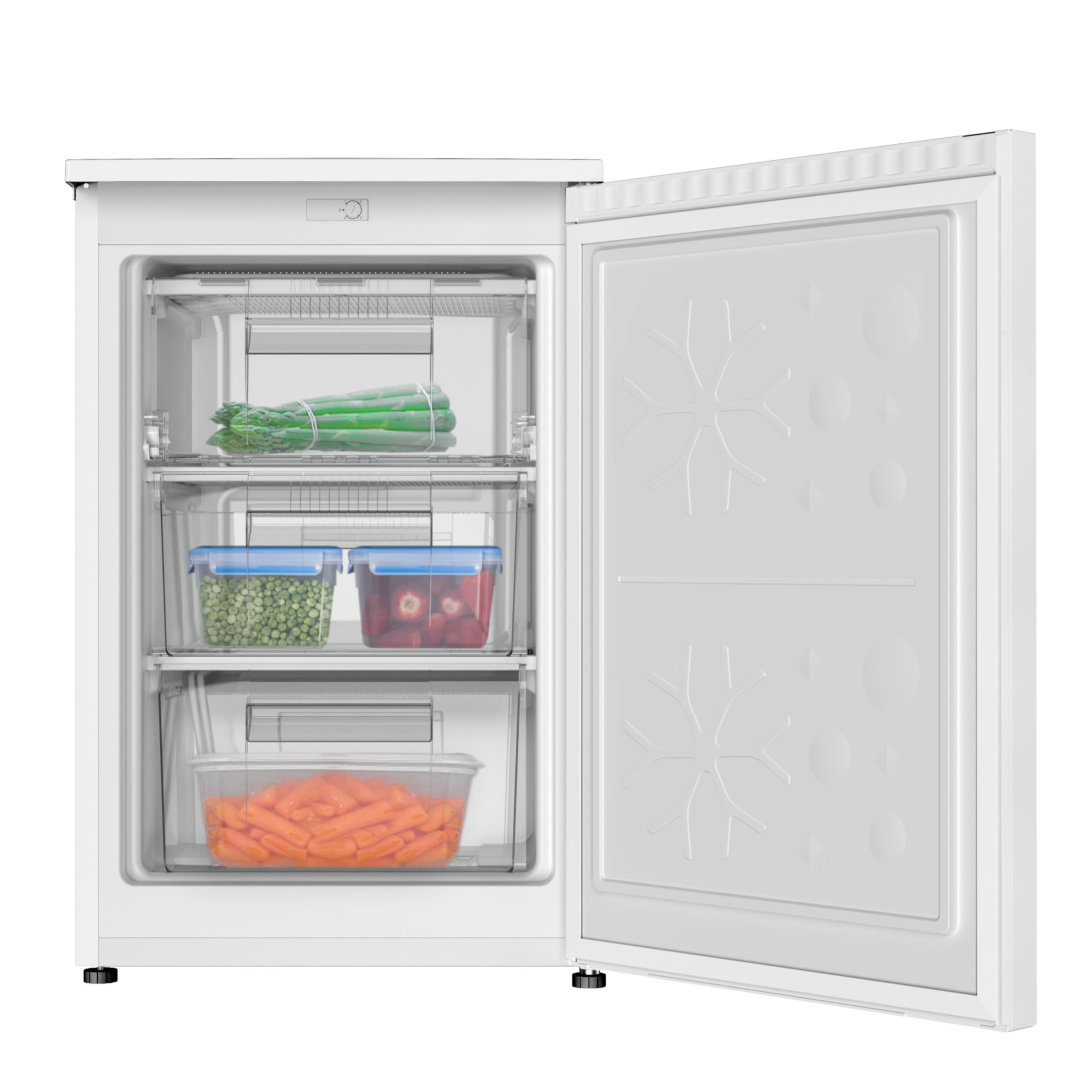 Amica Mini Congélateur 84,5 x 55 x 56 cm 85 L 4 étoiles AGS 3211 W Blanc