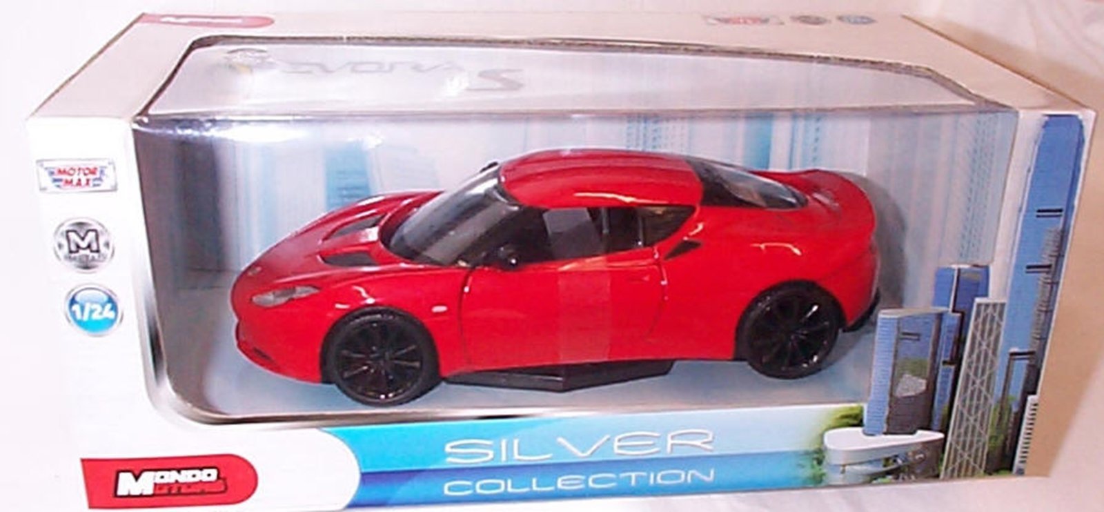 Mondo Motors evora S red car special collection 1.24 scale diecast model