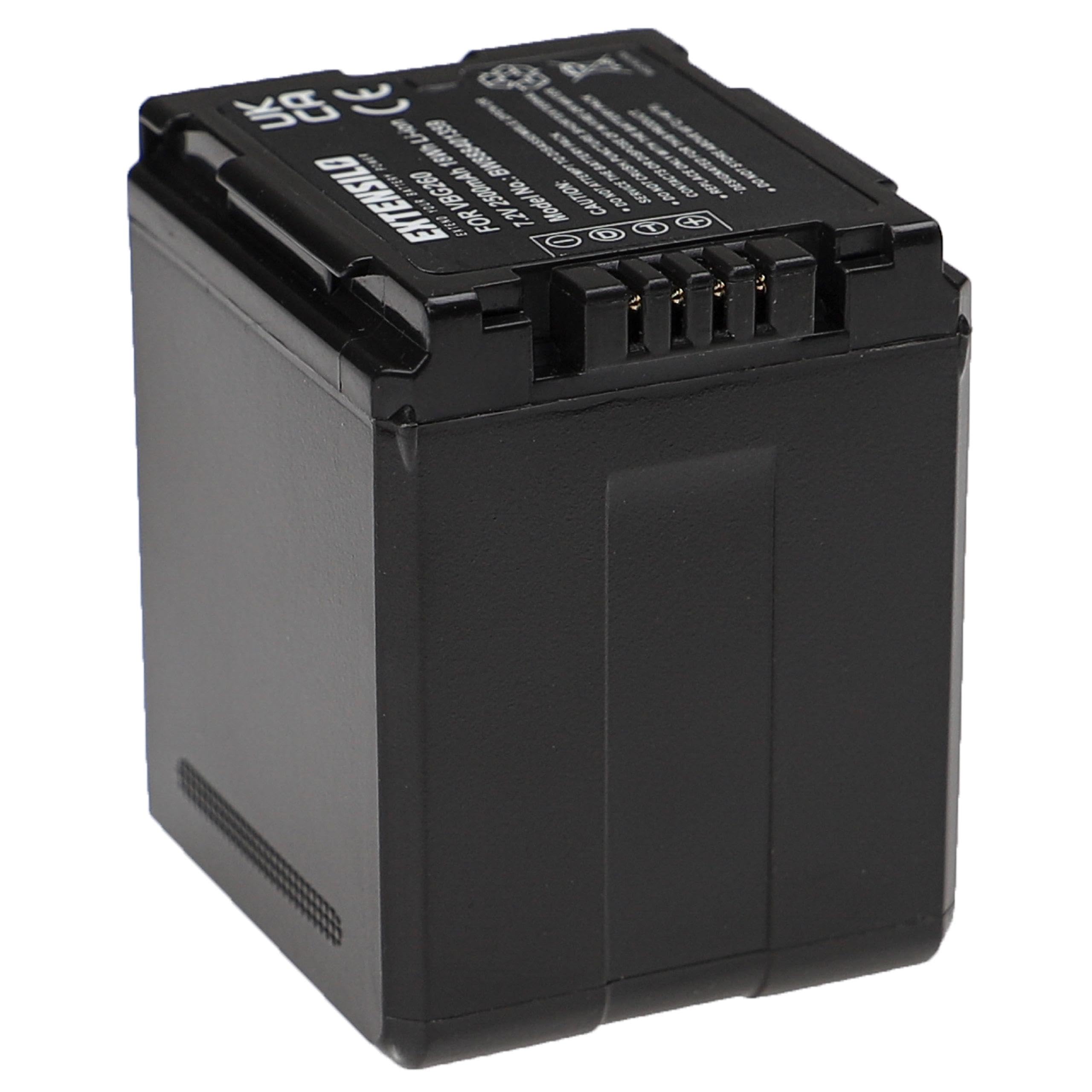 Ersatzakku Für Panasonic HDC-HS20 – Kompatibel, 7,4 V, 1050 MAh, Li-Ion, Passgenau, Mit Original Ladegerät Ladbar