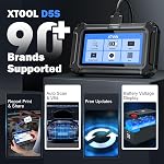XTOOL D5S OBD2 Scanner V2.0: Car Code Reader with 16+ Reset Services, FCA AutoAuth, CAN FD, Lifetime Free Updates, ABS/SRS/Engine/Transmission Diagnostic Scan Tool, EPB, BMS, DPF, Crank Sensor Relearn
