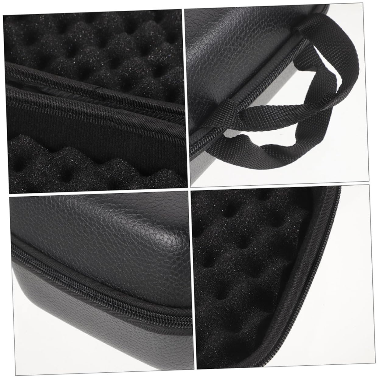 Mipcase Borsa Porta Mulinello da Pesca in Eva Nero, Compatta e Portatile, Custodia Protettiva per Mulinelli e Canne da Pesca, Confezione da 2 Pezzi per Attività all Aperto