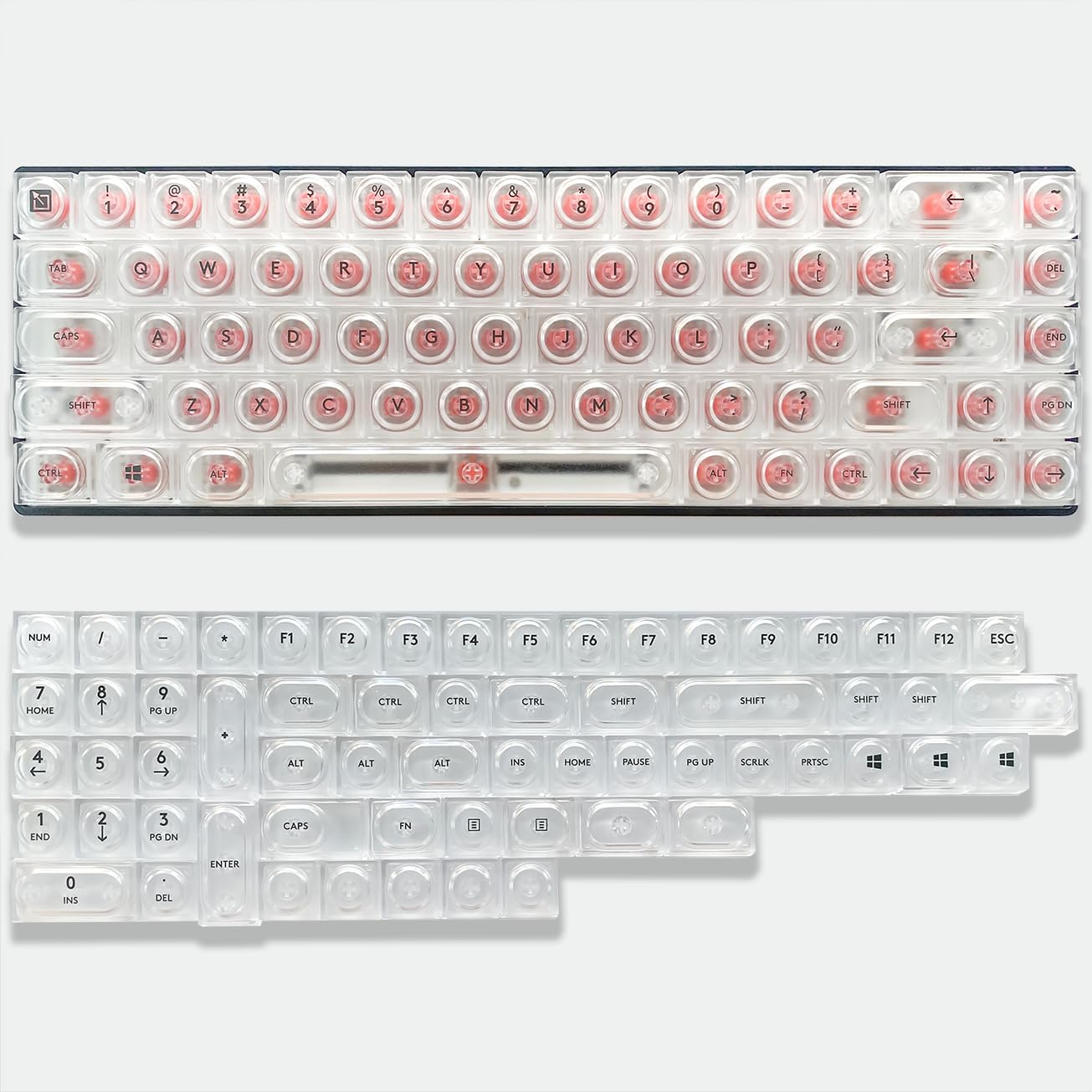 Amazon.com: Doys PC Keycaps - 126 Keys Custom Set, for 61/68/75/84/87 ...