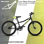 HILAND 20/24 inch Kids Bike for Age 5-12, Kids Mountain Bike for Boys Girls, Children Bicycle, Black/Blue/Pink/Green