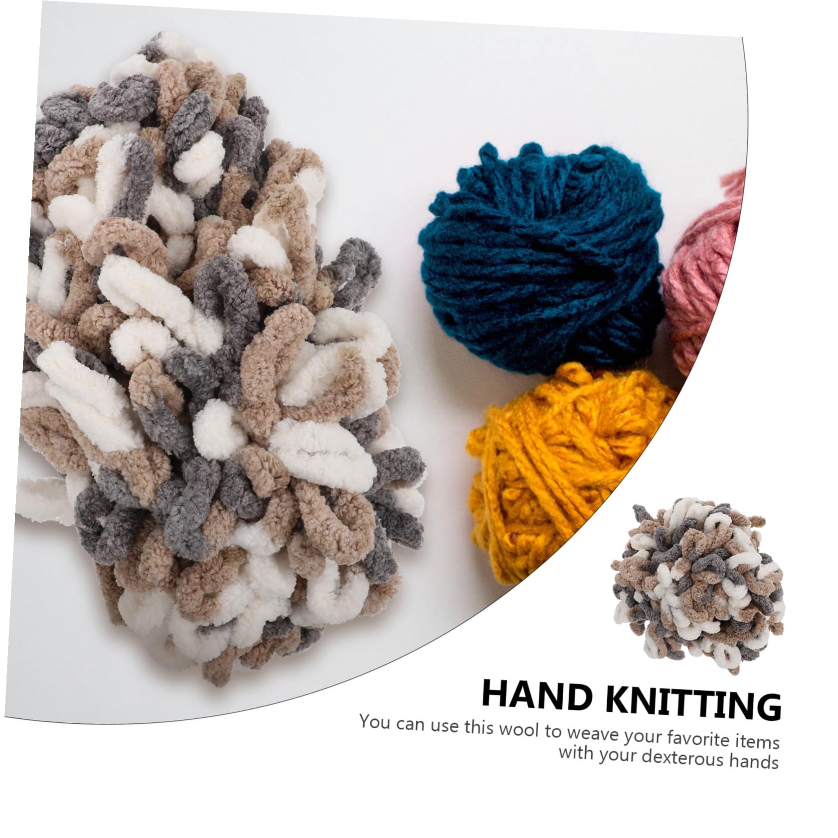 3rollen Handgefertigte Kinderdecke Mit Handgewebtem Garn Weiche Warme Wolle Für -projekte Häkeln Und Stricken Für Schals Pullover Und Mehr Farbe