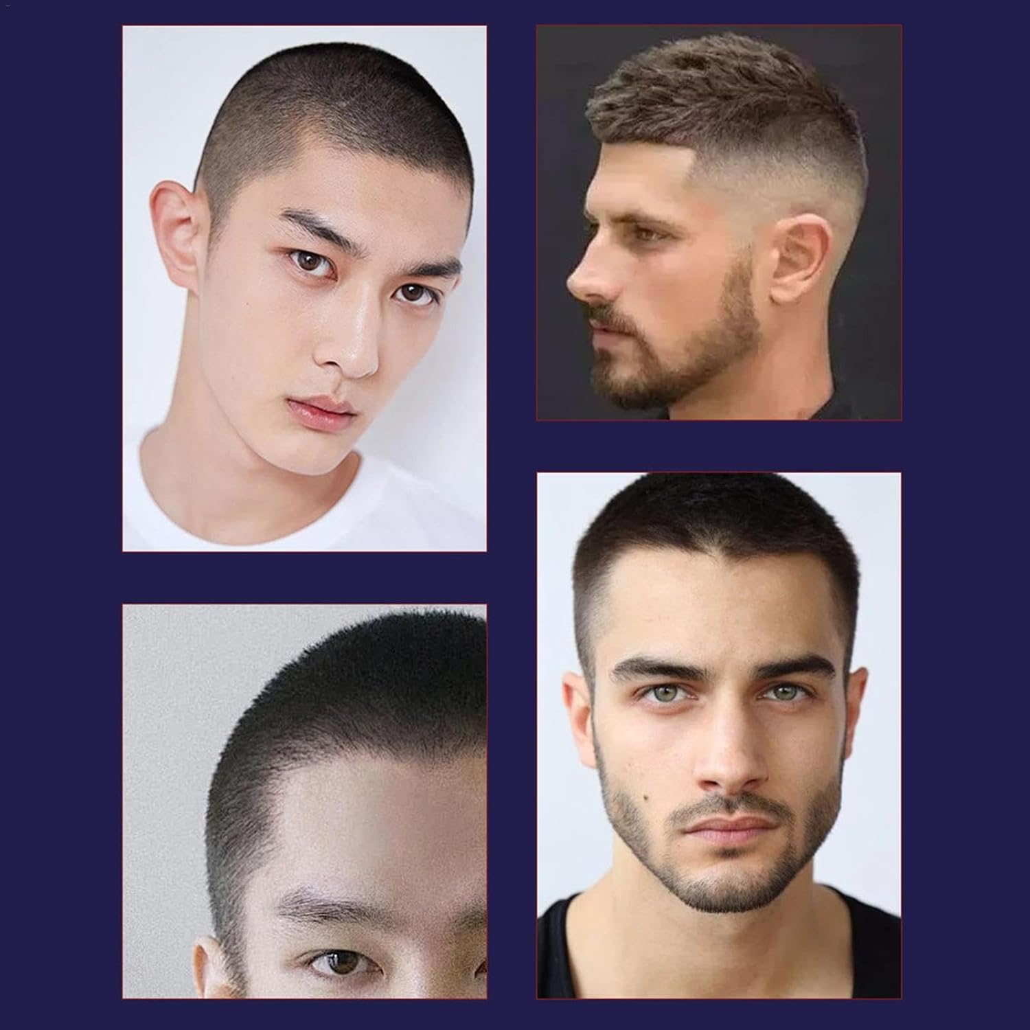 Hair Clippers for Men | Circular Quick Cut Hair Clippers | Water Resistant USB Rechargeable LED Display Hair Clipper for Bald Men Maintain A Short Hair Cut at Home