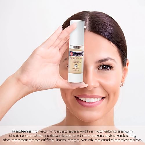 Miniatura 4 de Geir Ness Skin of Norway - Suero multiacción para ojos, Cloudberry y péptidos reafirmantes, ilumina las ojeras, para ojos cansados e hinchados