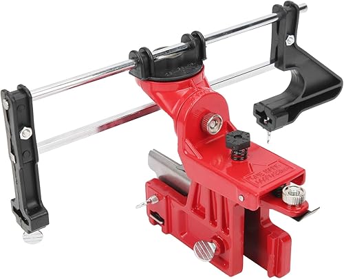 Miniatura 8 de Fafeicy Kit de afilador de cadena, guía de archivo de cadena, guía precisa de archivo de motosierra, con ajustes de dial, herramienta de afilado de