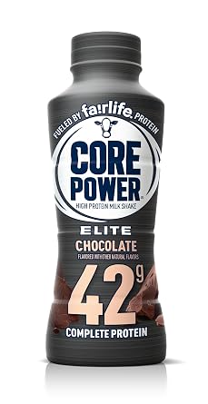 Core Power & Fairlife High Protein Milk Shakes, Chocolate, 42g & 26g Protein, 14 Fl Oz, Pack of 2