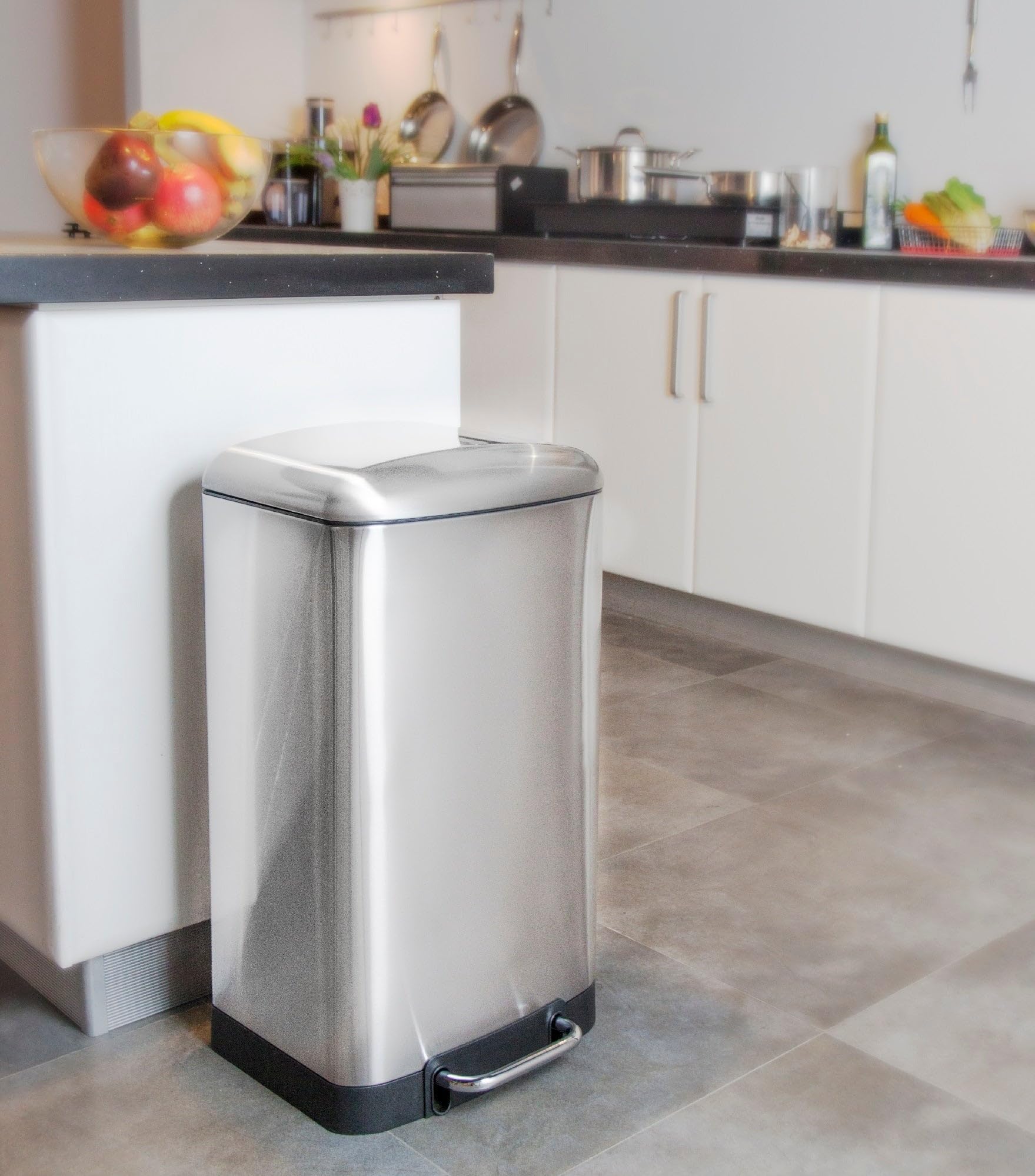 KITCHEN MOVE Cubo de cocina de pedal 30L GREENWICH
