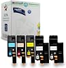 5PK For Dell 1250, 1350, 1355, 1760, 1765 Series High Yield Toner Cartridge - 2 Black, 1 Cyan, 1 Yellow, 1 Magenta - Compatible - For Color Laser 1250c, 1355cnw, C1760nw, C1765nf, C1765nfw