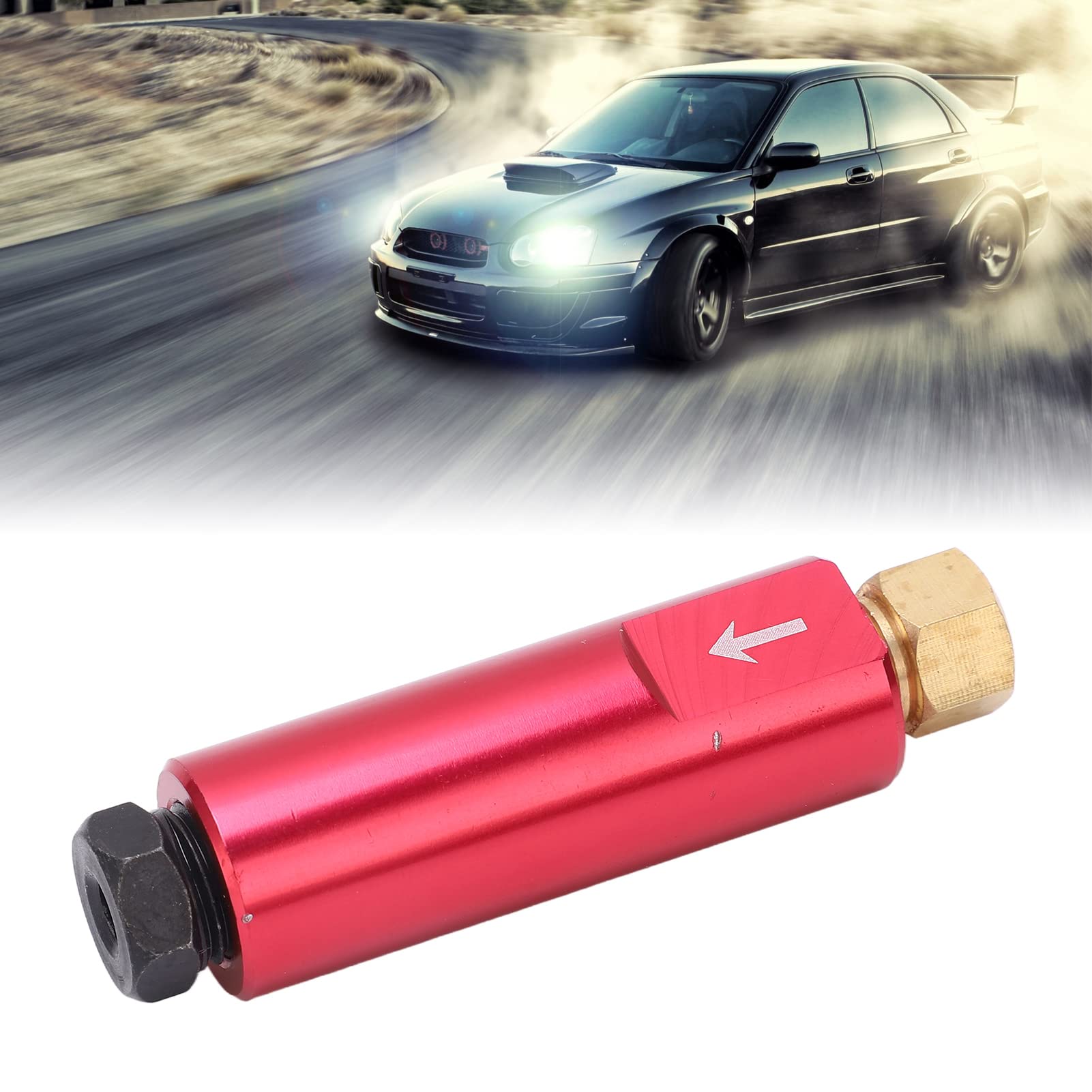 brake pressure valve 10 psi,Restbremsdruckventil,3/8-24NPT Restdruckventil 10-lbs-Aluminiumlegierung,Hochfestes Universal-Trommelbremsen-Rückschlagventil
