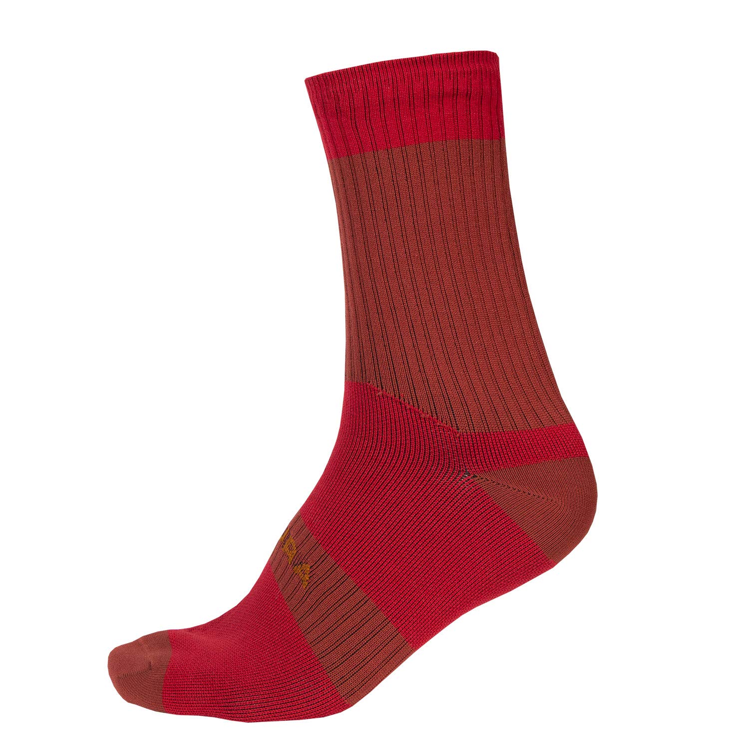 Endura Men's Rust Red Hummvee Ii Waterproof Mtb Socks Small