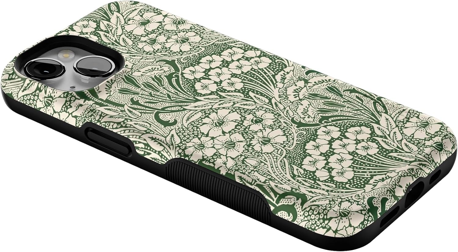 Casely iPhone 13 Mini Case | Mystic Meadow | Green Gardens | Bold Protective Design | Compatible with MagSafe