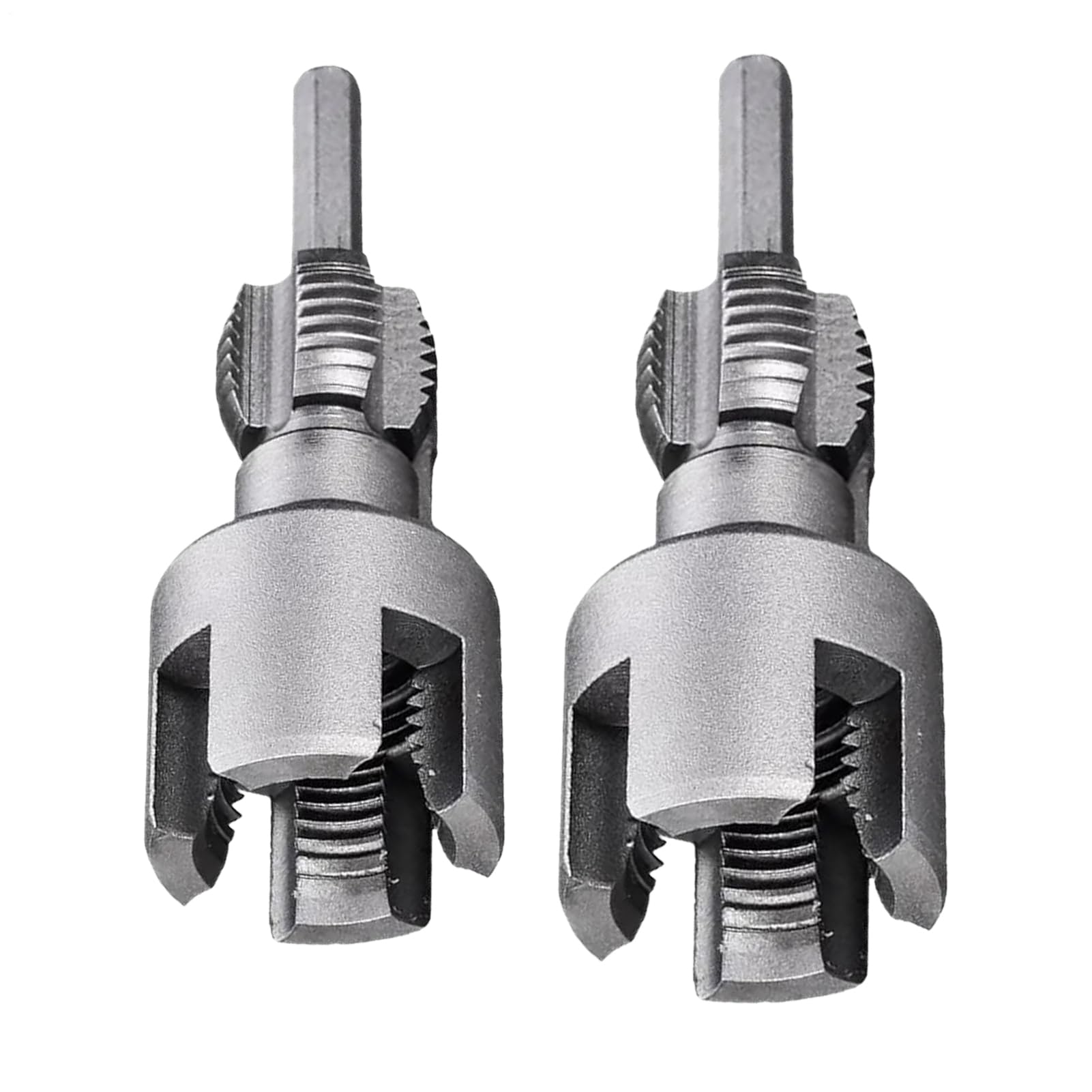 Set Per Filettatura Tubi PVC 2 In 1, Compatibile Con Trapano Elettrico, Specifiche 1/2'' E 3/4''