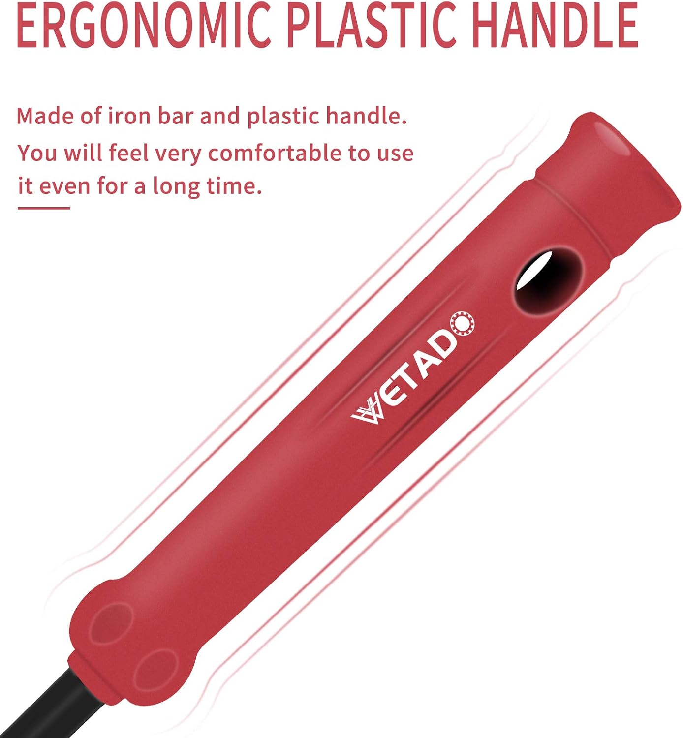 Wetado Auto Trim Removal Tool, Plastic Fastener Remover, Clip Removal Tool, Door Panel/Upholstery Remover - Easily Removes Plastic Fasteners, Reduces Damage to Panels and Loss of Clips