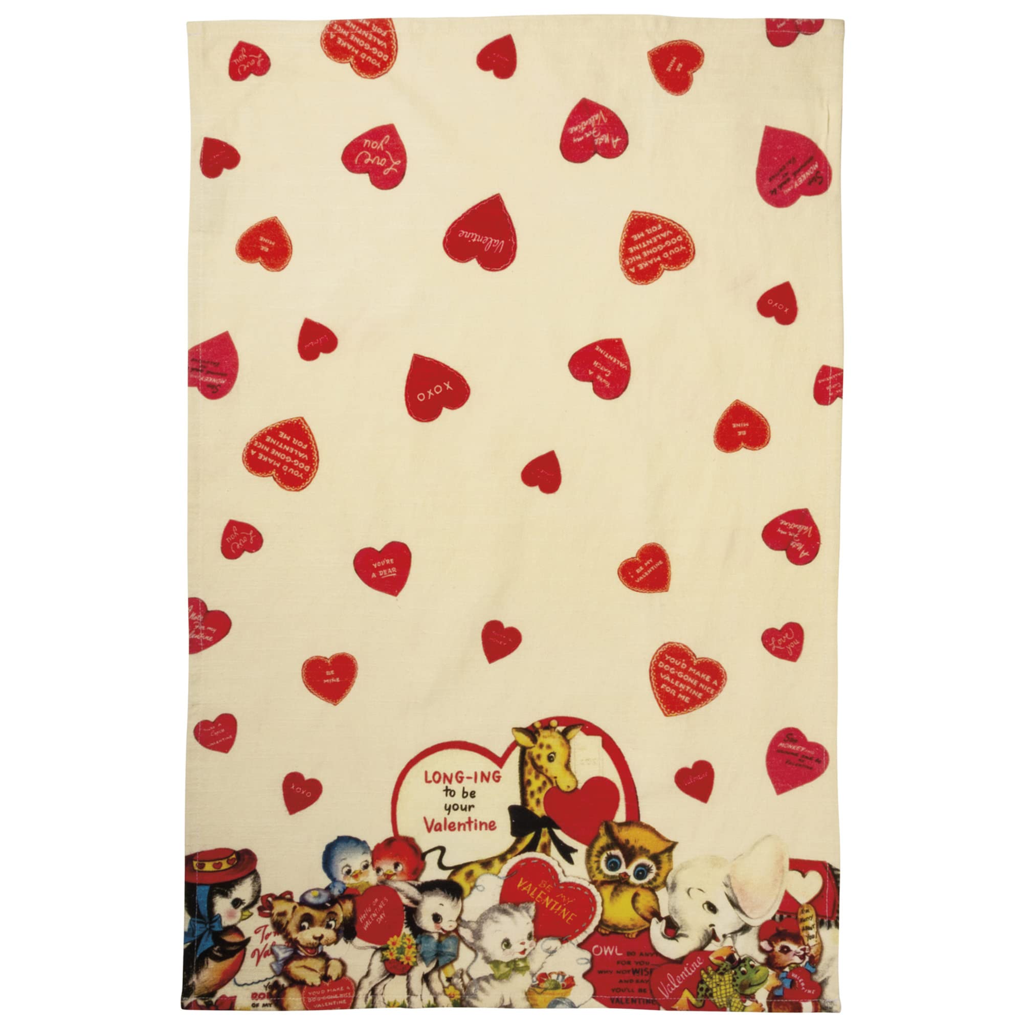 Primitives By Kathy 108943 Home Sweet Home - Asciugamano Strofinaccio in cotone, altezza 71 cm