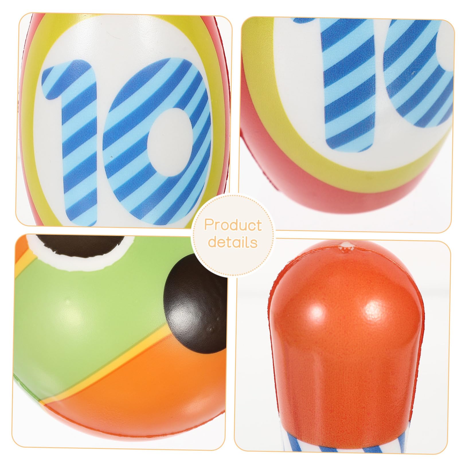 Alipis Kit da Bowling per Ragazzo Ragazza, Set da 1 Pezzo, Cotone Pu