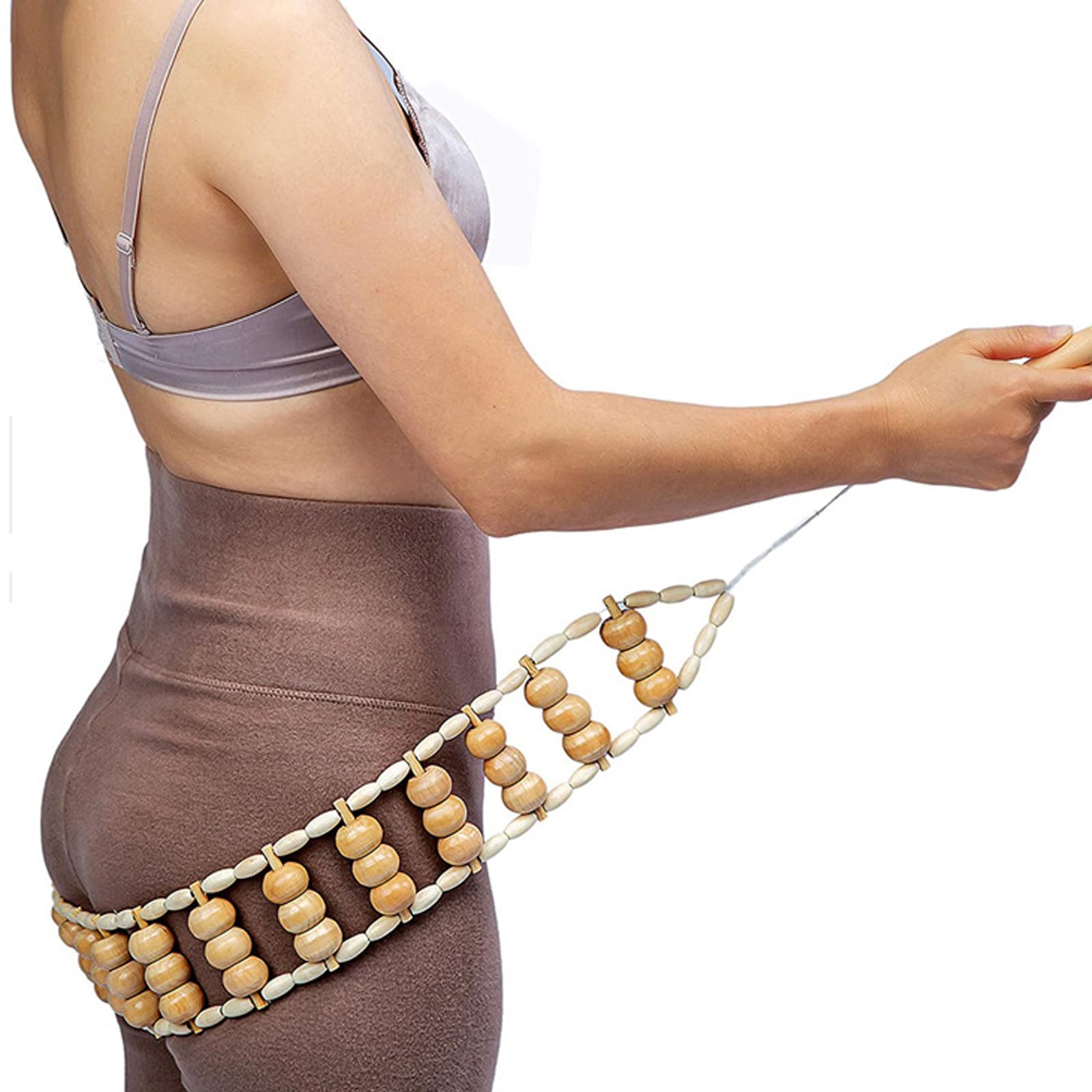 Ensemble d'outils de massage en bois 6 en 1 professionnel complet Maderoterapia Rouleau de massage Gua Sha Kit de massage fascia Rouleau Outils de sculpture du corps pour façonner le corps Soulagement