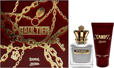 Jean Paul Gaultier Scandal Pour Homme for Men - 2 Pc Gift Set 3.4oz EDT Spray, 2.5oz Shower Gel