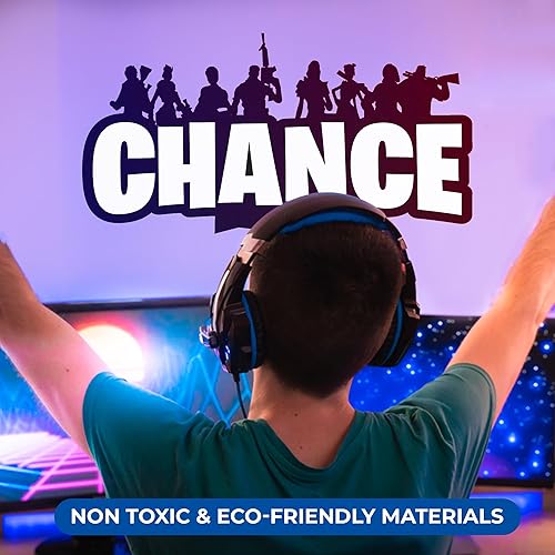 Miniatura 8 de Decoración de pared de juego famoso con nombre I para habitación de niños, calcomanía de pared para habitación de niños, calcomanía de pared para