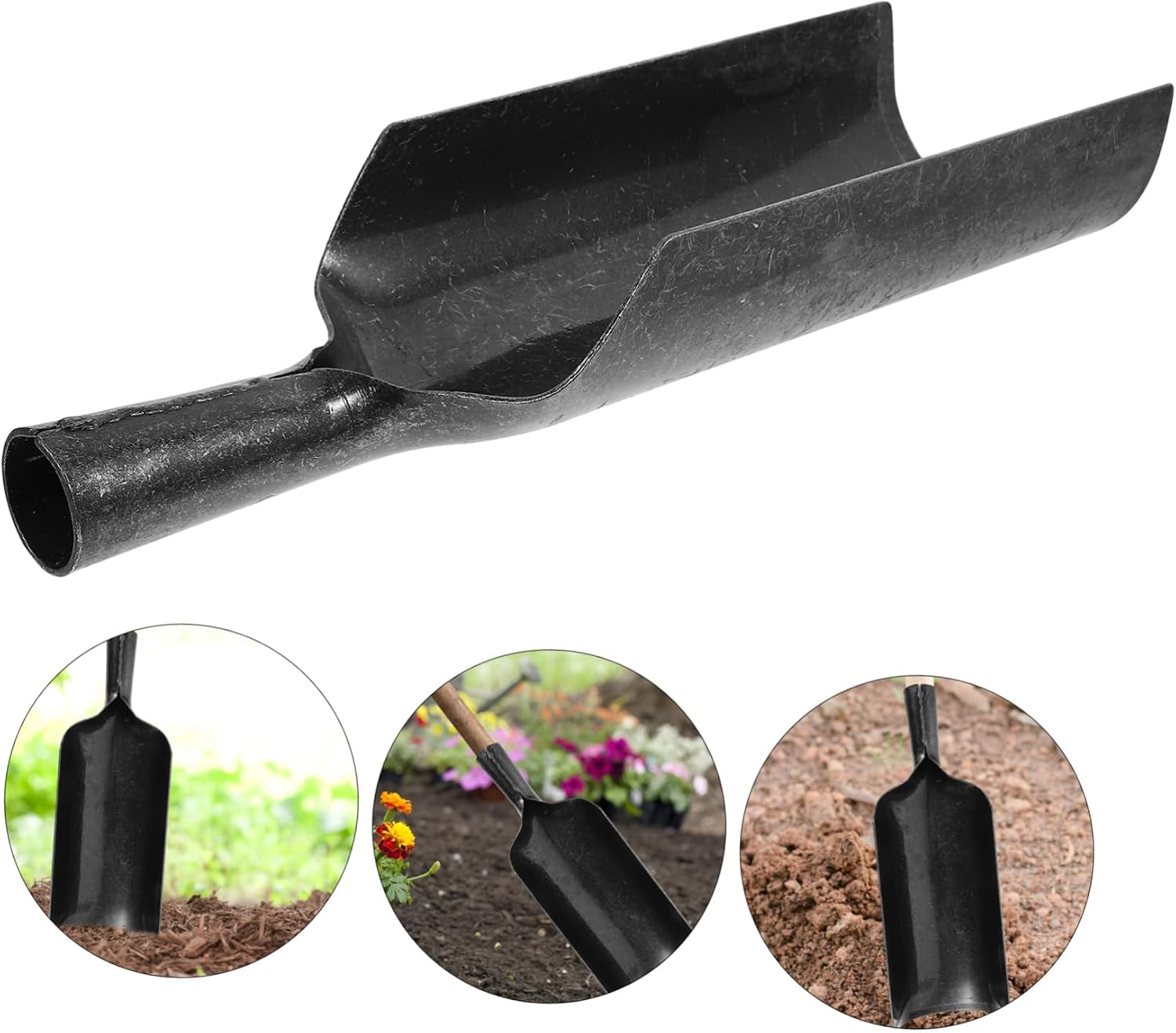 Gardening Tool Manganese Steel Garden Shovel Handle Shovel for Digging Planting Weeding Outdoor Activities