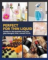 Vista 7 de Hanchen Liquid Filling Machine 1-118 Ounce Bottle Filler Machine Automatic Liquid Dispenser Electric Digital Control Diaphragm Pump for Water Juice