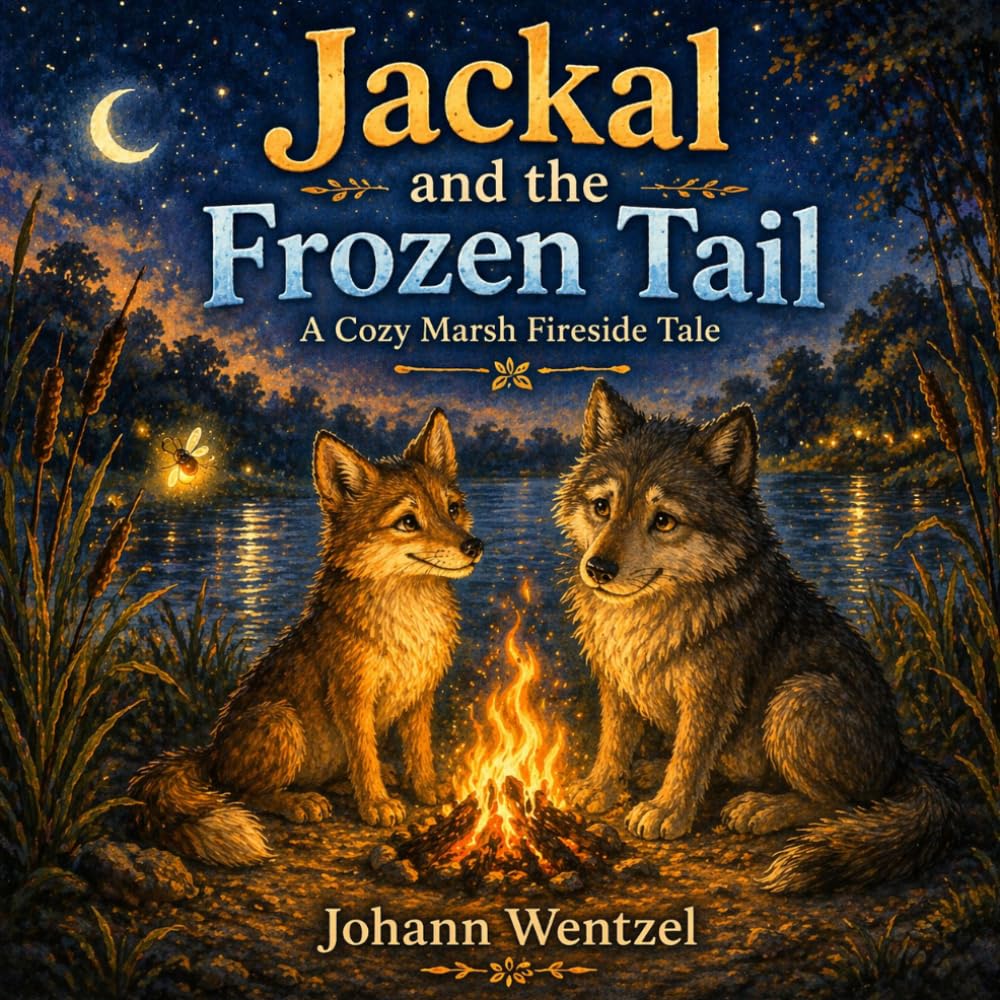 Jackal and the Frozen Tail: A Cozy Marsh Fireside Tale