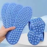 1 Pair 5D Massage Insoles Foot Fatigue Relieve Shoe Pad Sport Shock Absorption Shoe Insert, High Elastic, Size Adjustable, EU Size 43-44