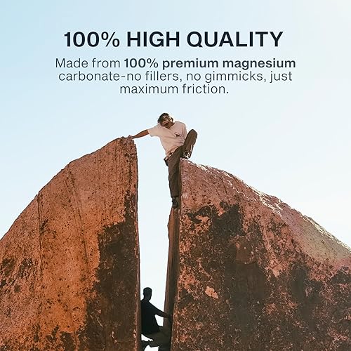 Vista 5 de RUNGNE Chalk - Tiza deportiva prémium para escalada en roca, boulder y levantamiento de pesas, tiza de alto rendimiento para un agarre superior