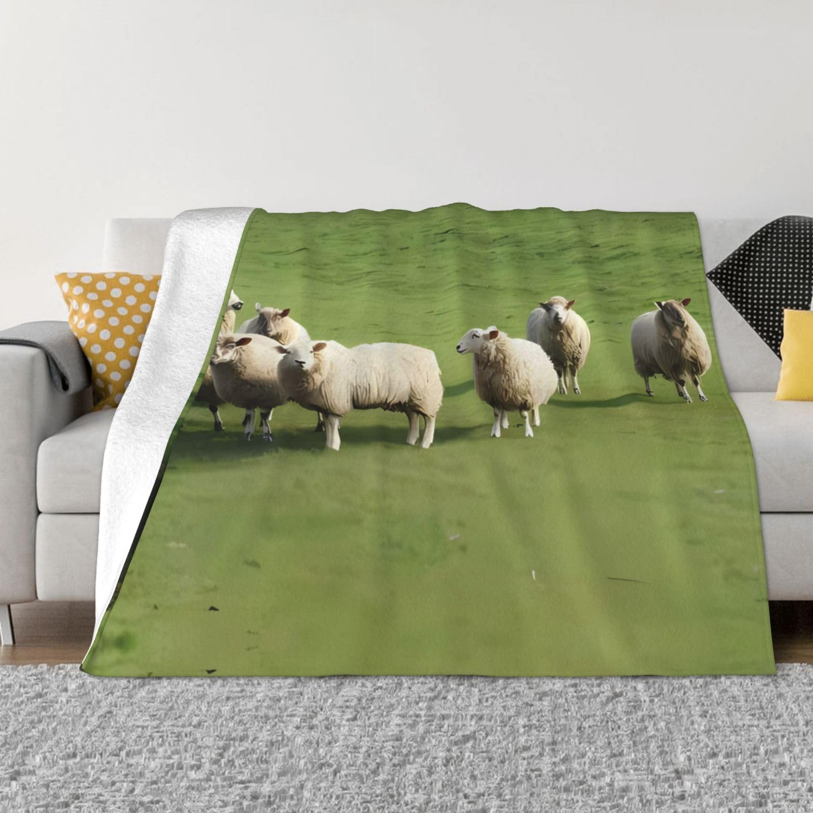 Couverture canapé mouton ultra douce, idée cadeau cocooning