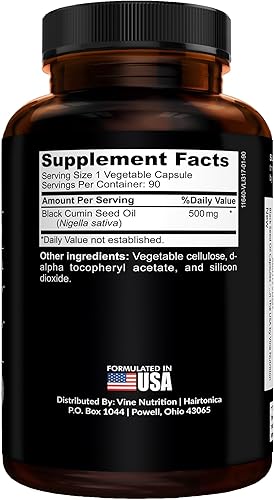 Miniatura 2 de Cápsulas de aceite de semilla negra, Nigella Sativa, suplemento de apoyo inmunológico, geles suaves, antioxidantes prensados en frío, píldoras de