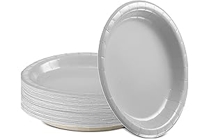 Urbane Durable Gray Paper Plates for Any Occasion