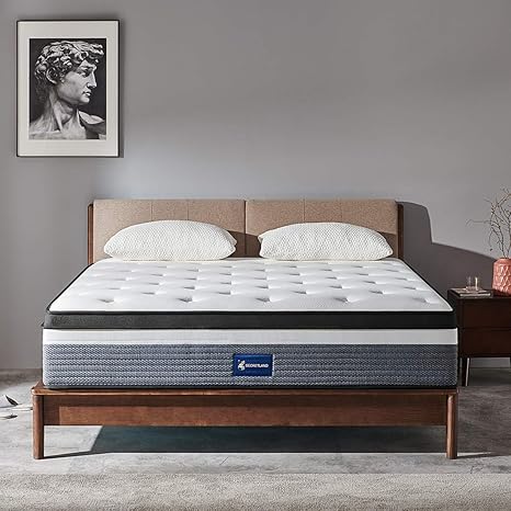 Amazon Com Full Mattress Ssecretland 12 Inch Individually Wrapped Coils Innerspring Mattress Pocket Spring Hybrid Mattresses With Certipur Us Certified Foam Plush Yet Supportive