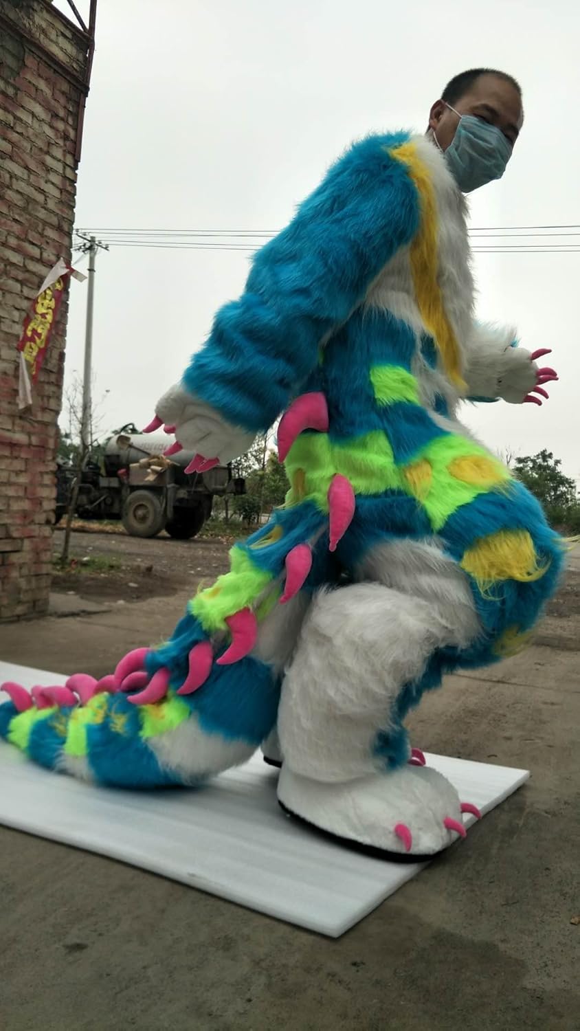 Blue Dragon Fursuit Kigurumi Furry Fursona Costumes Furries main image 1