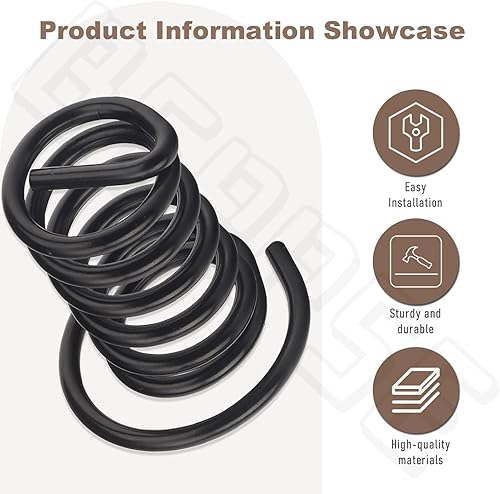 Miniatura 4 de Paquete de 2 resortes de suspensión para asiento de tractor de césped M154605 compatible con tractor John De-ere para césped y jardín, compatible